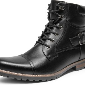 Men's Zipper Biker Motorcycle Combat Boot