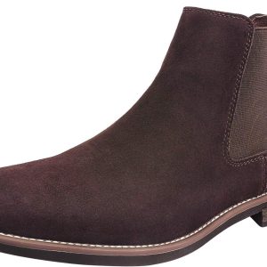 Men's Tan Suede Chelsea Ankle Boot